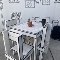 Los muebles bien dibujados😉me encanta  at La VeggiGuardia in Tepic