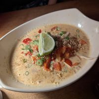 Laska Suppe at Moshi Bar in Moenchengladbach