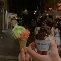   at Gelateria Della Palma in Rome