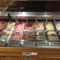 Soy flavors of the day.  at Gelateria Della Palma in Rome