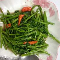 morning glory at Reunion Cafe in Vientiane