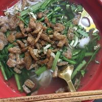 Duck noodle soup (25,000 kip)  at Reunion Cafe in Vientiane