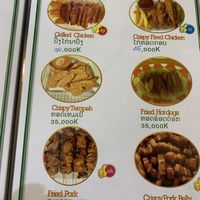 Menu 3  at Reunion Cafe in Vientiane