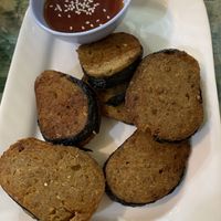 Fried fish  at Reunion Cafe in Vientiane