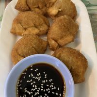 Wontons   at Reunion Cafe in Vientiane