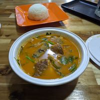 Red Curry with roasted duck at Reunion Cafe in Vientiane