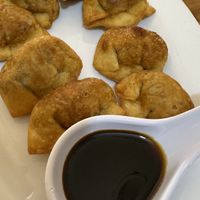 Fried curry puffs #Veganuary at Reunion Cafe in Vientiane