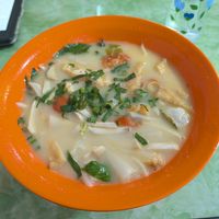 Tom Yum Suppe at Reunion Cafe in Vientiane