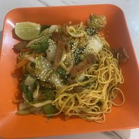 Noodles   at Reunion Cafe in Vientiane