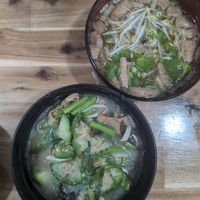 Trad Lao Soup, Mushroom Soup at Reunion Cafe in Vientiane