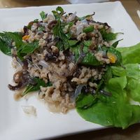 'Pork' laab at Reunion Cafe in Vientiane