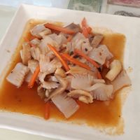 Sea food noodles at Reunion Cafe in Vientiane