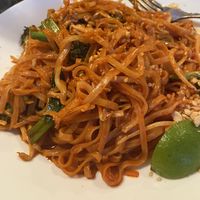 Pad thai with vegetables  at Wild Ginger in Corning