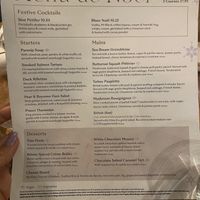 Christmas menu with vegan options   at Côte in Bournemouth