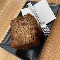 Banana bread  at Rapha in Mallorca