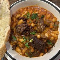 Mushroom Cassoulet   at Cote in Cardiff