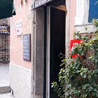 outside of the shop at Gelateria Dal 1968 in Vernazza