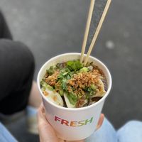 Veggie Dumpling Ramen  at Fresh in Norwich