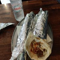 Freshly made and delicious Falafel with vegan Humus at Kobani Grill in Bochum