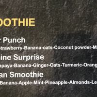 Delicious drinks  at Cafe Karma in Rishikesh