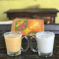 Smoothies at Cafe Karma in Rishikesh