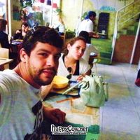 after a tasty salad of lentils, corn, nd much more! at Picnic in Buenos Aires