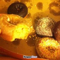 Less than 24 hours later. There were only two of us.... at Mighty-O Donuts - Greenlake in Seattle