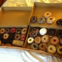 Donuts! In every size, colour, and flavour! at Mighty-O Donuts - Greenlake in Seattle