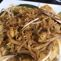 Vegan pad Thai  at Koh Pétrie in Saint-tropez