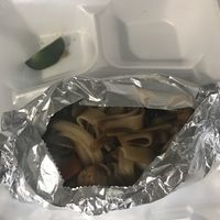 Interesting packaging lol   at Luv Thai Cuisine in Austin