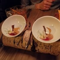 Greeting from the kitchen at Kopps in Berlin