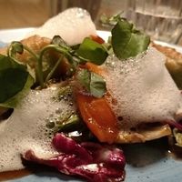 Filled Potatoes and vegetables at Kopps in Berlin