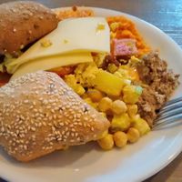 Brunch food at Kopps in Berlin