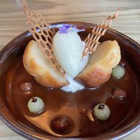 Sorbet and doughnut   at Kopps in Berlin