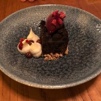 anniversary dessert at Kopps in Berlin