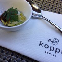 mise en bouche at Kopps in Berlin