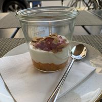 Apricot strawberry parfait  at Kopps in Berlin