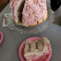 Vanilla Bean Cake with Raspberry Puree at ThimbleCakes in Ottawa