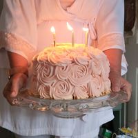 Vanilla Bean Cake with Raspberry Puree at ThimbleCakes in Ottawa