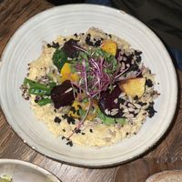 Charcoal Vegan Buddha Bowl  at Mandala Society in Marrakech