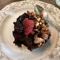 Vegan carrot cake  at Mandala Society in Marrakech