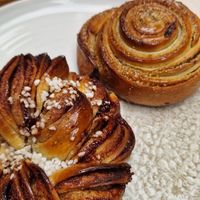 Cinnamon and Cardamon Bun at Sansa in Malmo