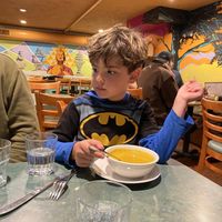 Carrot ginger soup, just like mommy makes. ❤️  at cafegSC in Santa Cruz