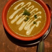 love their spicey curry soup special at cafegSC in Santa Cruz