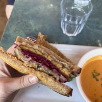 Tempeh Rueben  at cafegSC in Santa Cruz