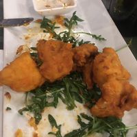 Buffalo cauliflower bite. at cafegSC in Santa Cruz