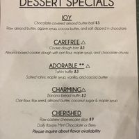 Dessert  at cafegSC in Santa Cruz