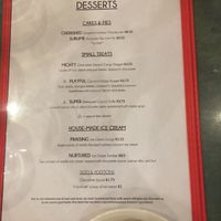 Excellent desserts. at cafegSC in Santa Cruz