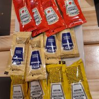 watch out! ony ketchup is vegan  at Restaurant Sublime World in Madrid