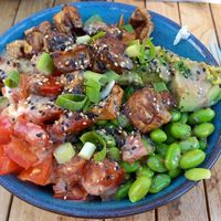 "Tasty Tofu" Bowl at Surfside Poké in Maastricht